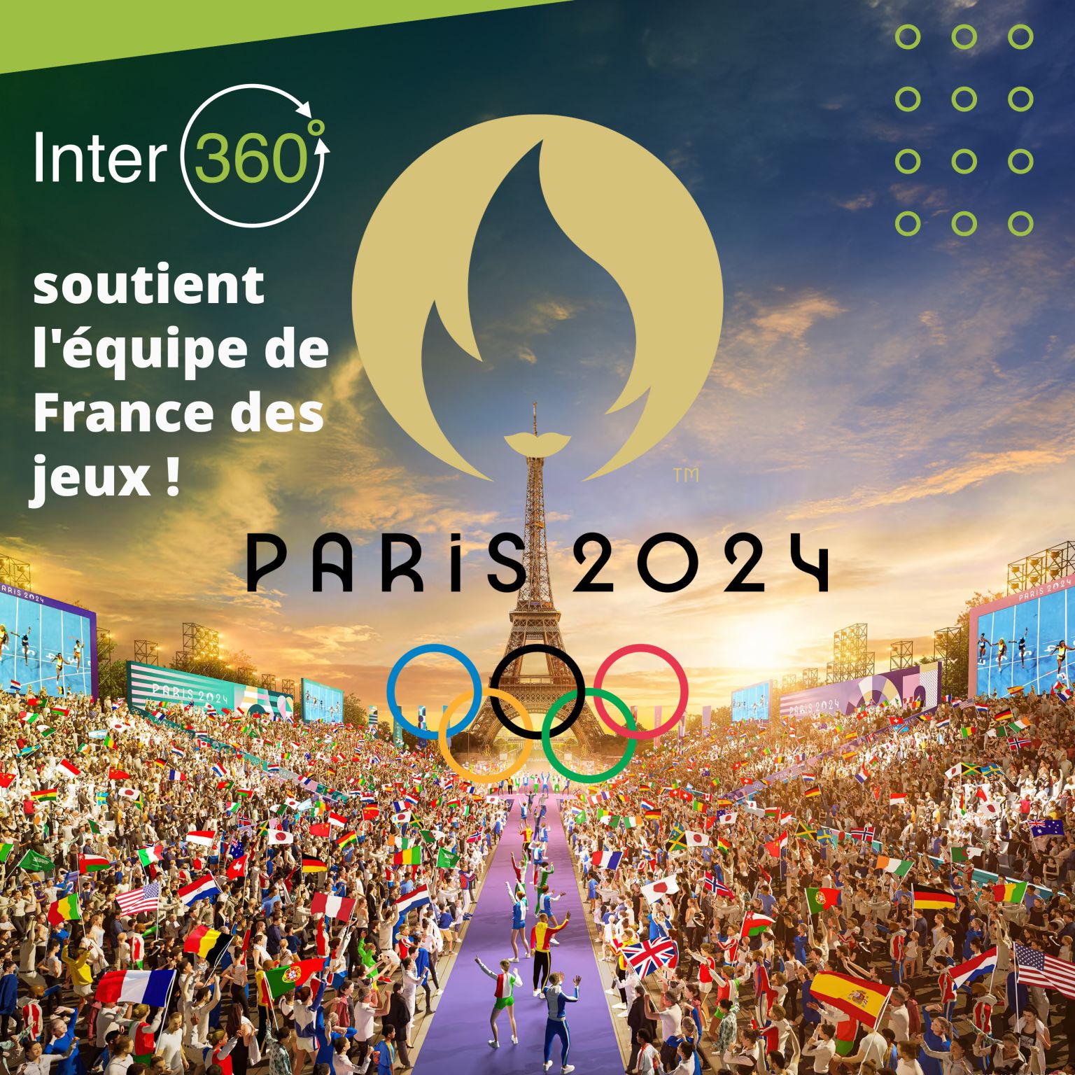 Inter360 soutient les Jeux Olympiques de Paris 2024